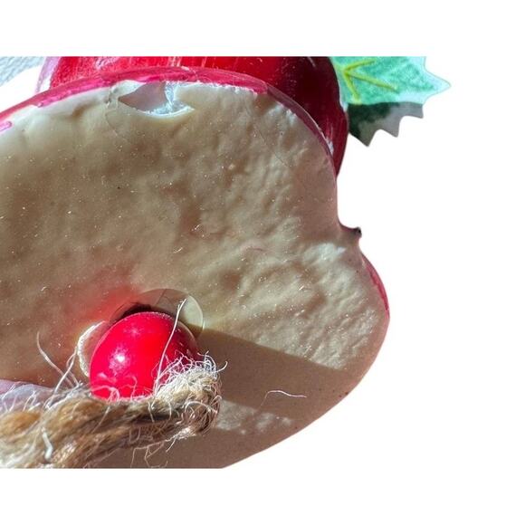 The Christmas Collection Apple Slice Holly Ornaments Lot 3 Red Fruit Decor - Picture 7 of 8